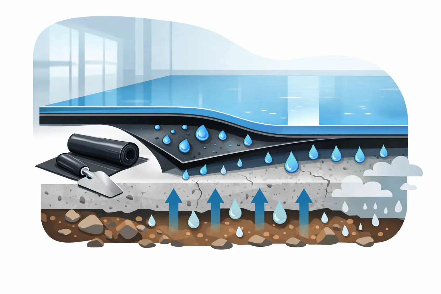 When to Use a Concrete Moisture Barrier Before Epoxy
