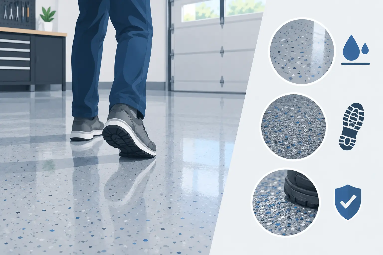 Is Epoxy Flooring Slippery? What Changes Grip